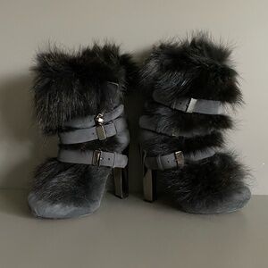 2008 Roberto Cavalli fur boots
